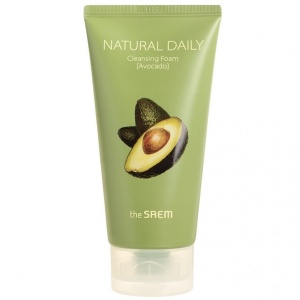 The Saem Пенка для умывания Natural Daily Cleansing Foam Avocado, 150 мл.