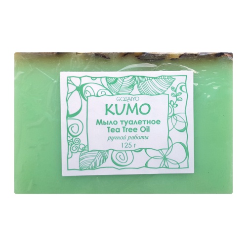 "Kumo" Мыло туалетное ручной работы "Tea Tree Oil", 125