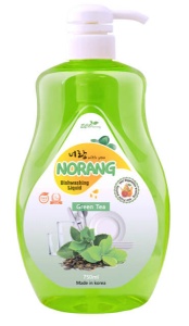 «Norang» Средство для мытья посуды с экстрактом зеленого чая, 750 мл. (GreenTea)