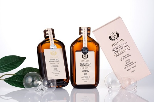 "SOHAIR" Эссенция для волос Argan Oil Hair Essence интенсивно восстанавливающая