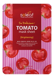 SOLEAF Маска для лица с томатом (25мл)