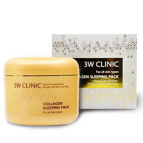 3W CLINIC  Ночная маска Collagen SleepingPack с коллагеном