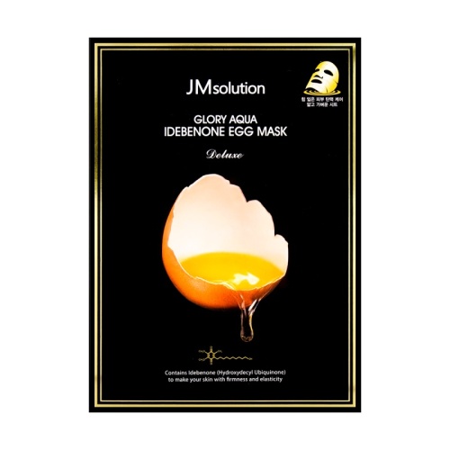 JM Solution Осветляющая яичная тканевая маска с идебеноном, 30гр