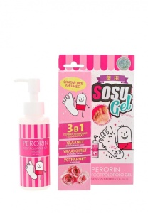 SOSU Гель-скатка для ног с ароматом розы 100г