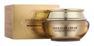 GOLD SNAIL Крем для лица с коллоидным золотом и муцином улитки, 50г    