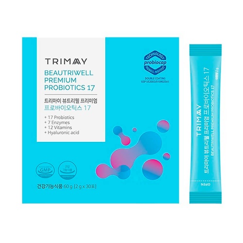 TRIMAY БАД с комплексом 17 пробиотиков  BeautriWell Premium Probiotics, 30*2 гр.