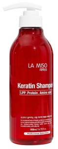  La Miso Укрепляющий шампунь с кератином, 500мл
