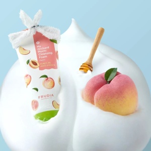 FRUDIA Пенка-моти очищающая с персиком МИНИ (30г)