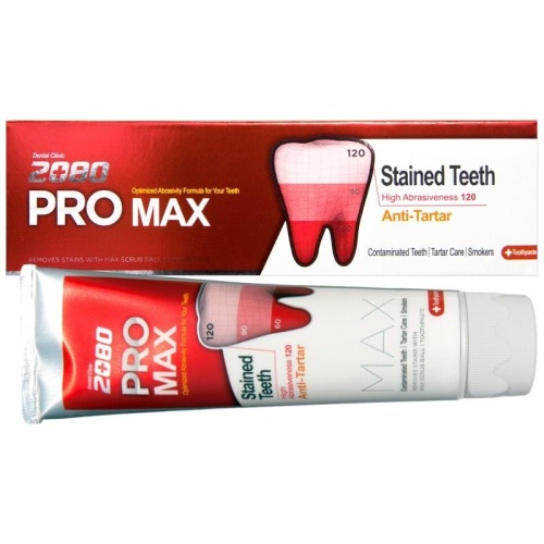 Зубная паста Dental Clinic 2080 PRO-Max МАКСИМАЛЬНАЯ ЗАЩИТА, мятный вкус, 125 гр