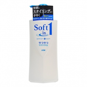 LION "Soft in 1" Шампунь-кондиц. смягчающий с экстракт.водорослей с минер.с фрукт-цитр.аром., 530мл