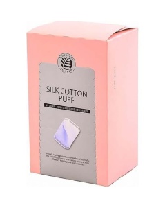 THE SAEM  Спонжи косметические шелковые Silk Cotton puff(new) 90шт