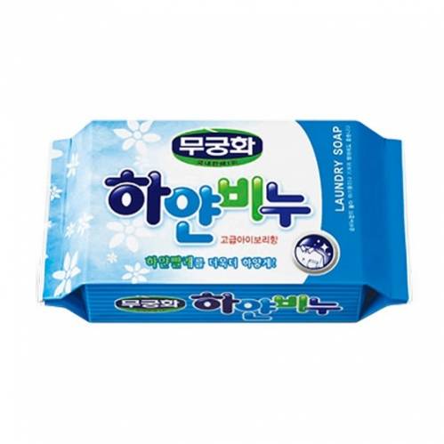 Mukunghwa Отбеливающее хоз. мыло "Laundry soap" для стирки взрослого и детского белого белья, 230г