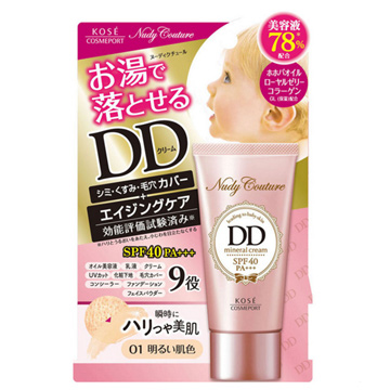 "KOSE COSMEPORT" Минеральный DD-крем "Nudy Couture", SPF 40, натуральный бежевый,30мл