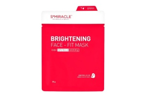 S+miracle Маска для лица придающая сияние Brightening Face-Fit Mask