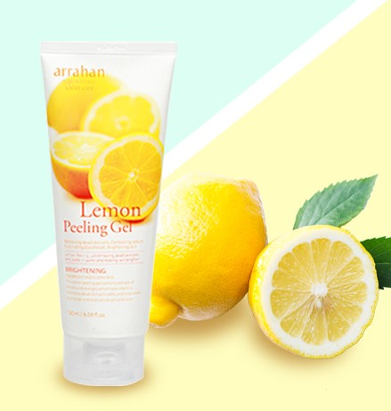 Arrahan Гель отшелушивающий для лица Peeling Gel Lemon, 180мл 