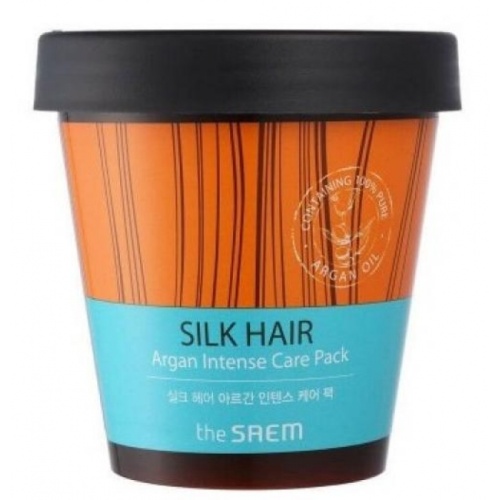 THE SAEM  Маска интенсивная для волос Silk Hair Argan Intense Care Pack
