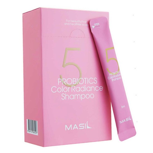 MASIL 5 PROBIOTICS COLOR RADIANCE SHAMPOO Шампунь с пробиотиками для защиты цвета, 8 мл.