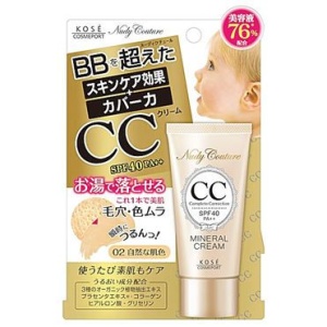 KOSE COSMEPORT Минеральный СС-крем "Nudy Couture", SPF 40++, натуральный бежевый, туба 30г