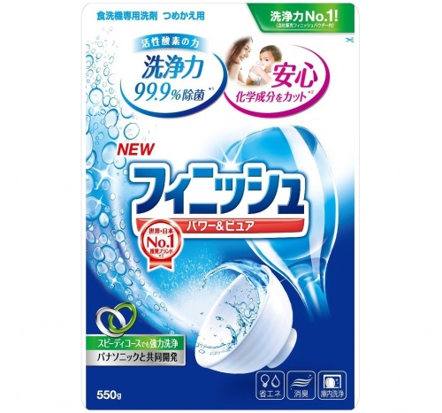 "EC" Порошок для посудомоечных машин Finish ECO Clean EX 550г/1