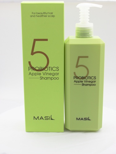 MASIL 5 PROBIOTICS APPLE VINEGAR SHAMPOO 500мл¶Шампунь с пробиотиками и яблочным уксусом