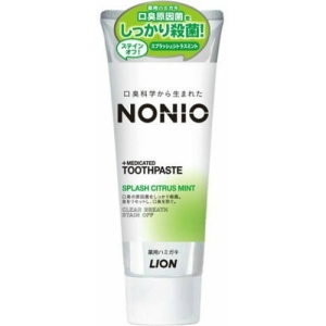 LION "Nonio" Зубная паста отбеливающего и освежающего действия с мятно-цитрусовым вкусом, 130г