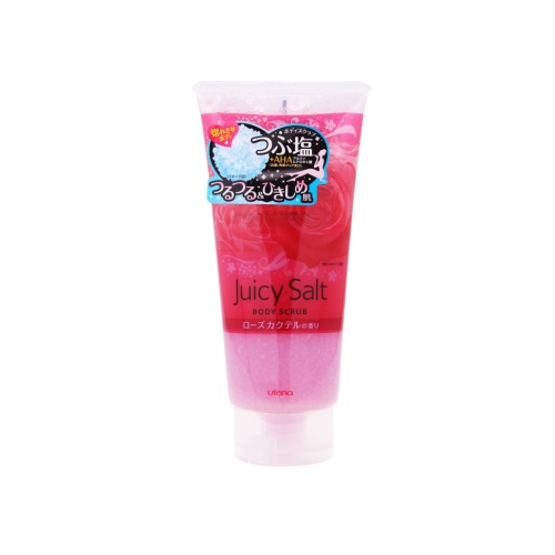 Utena Солевой скраб для тела "Juicy Salt" с экстрактом розы, 300г