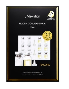 JM Solution Placen Collagen Mask Pure 10*30мл Плацентарная тканевая маска с коллагеном