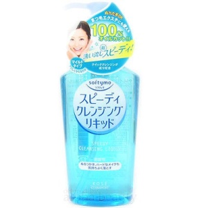 KOSE COSMEPORT Очищающий лосьон для быстрого удаления макияжа "Softymo", с дозатором, 230мл