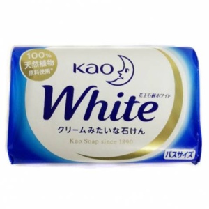 KAO Мыло твердое кусковое "PureWhip" с ароматом белых цветов, 130г