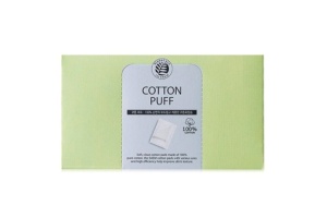 THE SAEM  Спонжи косметические из 100% хлопка Cotton Puff(new) 80шт