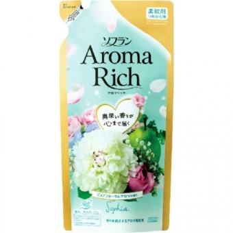 LION Кондиционер ополаскиватель "Soflan Aroma Rich Sophia" см.упак. 430мл