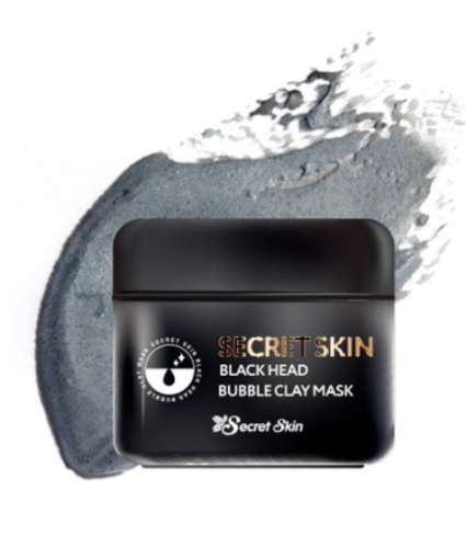 SECRETSKIN Маска для лица пузырьковая BLACK HEAD BUBBLE CLAY MASK 100мл