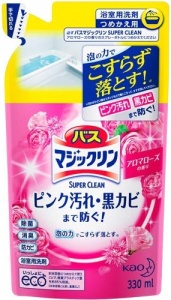 КAO Пенящееся моющее средство для ванной комнаты "Magiclean" Super Clean с ароматом роз, 330мл