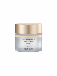ElishaСoy Premium Gold Крем для лица с коллагеном, 50г.