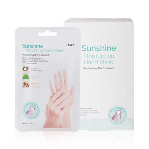 Fascy Co Увлажняющие маски-перчатки со съемными кончиками пальцев. Sunshine Moisturizing Hand Mask