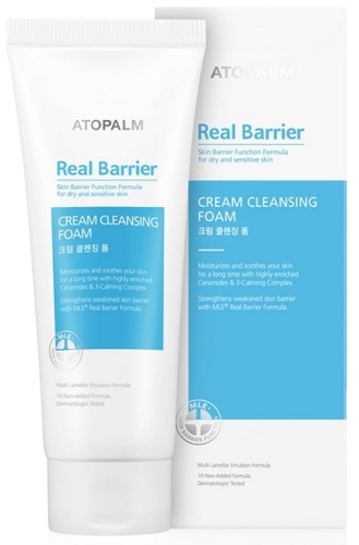 Atopalm Real Barrier Очищающая кремовая пенка для лица Cleansing Foam, 150г