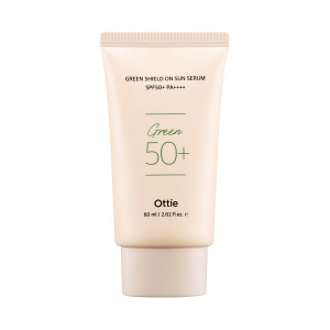 Ottie Green Солнцезащитный крем-сыворотка для чувствительной кожи SPF50+ PA++++, 60мл
