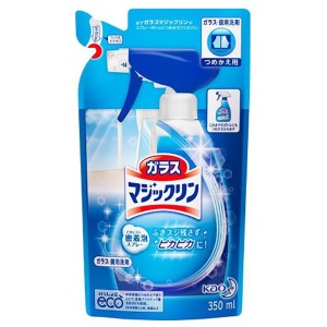 KAO Средство для мытья стекол "Glass Magic Clean", мягкая упаковка, 350г