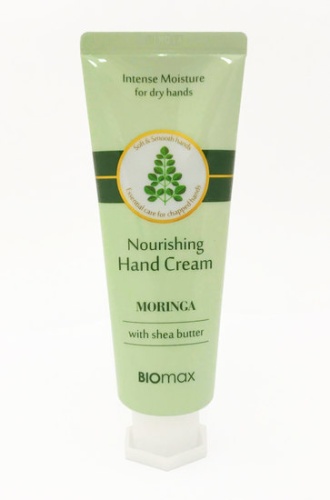 Biomax Питательный крем для рук с экстрактом моринги 80г