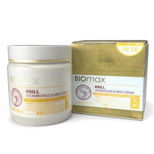 Biomax Витаминный крем для лица и шеи с крилевым маслом, 500мл
