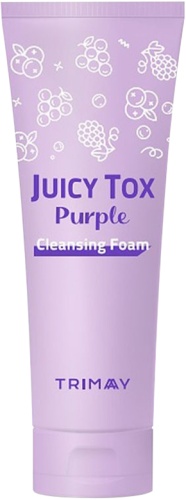 TRIMAY Очищающая пенка для умывания на основе фиолетового комплекса Juicy Tox Purple, 120мл