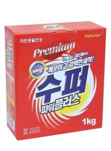 Стиральный порошок Premium Super Power plus, Nature, картонный короб, 1000г