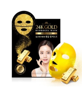 Scinic Гидрогелевая маска для лица с золотом 24K GOLD HYDROGEL MASK, 28 гр.