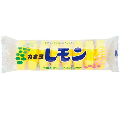 KANEYO Увлажняющее туалетное мыло для лица и тела с ароматом и формой лимона 8 шт х 45 г
