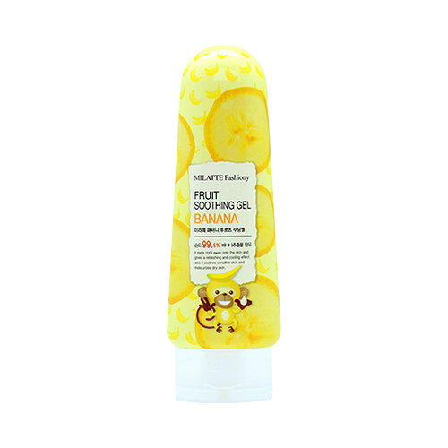 МЛТ Гель для лица и тела многофункциональный MILATTE FASHIONY FRUIT SOOTHING GEL - BANANA 200гр