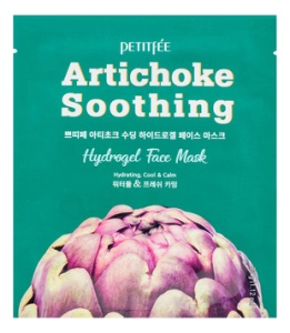 PETITFEE Гидрогелевая маска АРТИШОК Artichoke Soothing Hydrogel Face Mask, 1шт