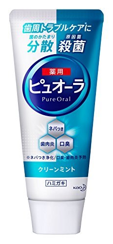 КAO Антибактериальная зубная паста для профилактики кариеса и гингивита "Pure Oral" Pure Oral, Крист
