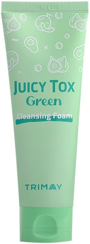 TRIMAY Очищающая пенка для умывания на основе зеленого комплекса Juicy Tox Green, 120мл