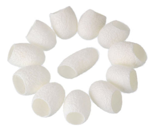 THE SAEM  Спонж косметический (очищающие шелковые коконы) Cocoon Silk Ball (12P)