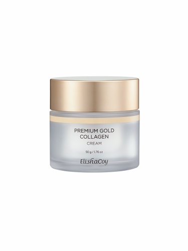 ElishaСoy Premium Gold Крем для лица с коллагеном, 50г.